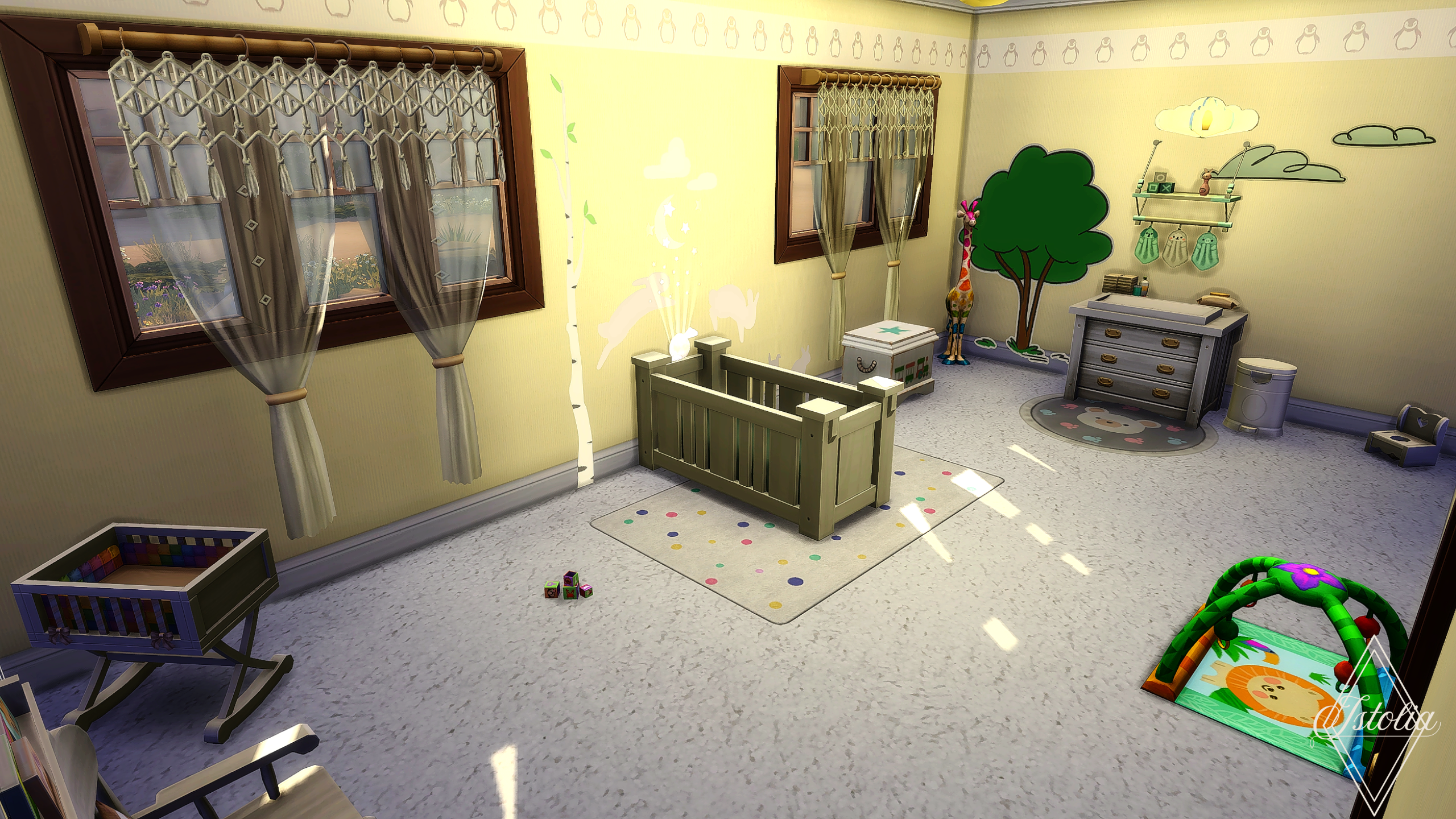 Les Sims 4 | Le Ranch Sabot 'O' Tac Chambre de bébé douce et boisée – Les Sims 4