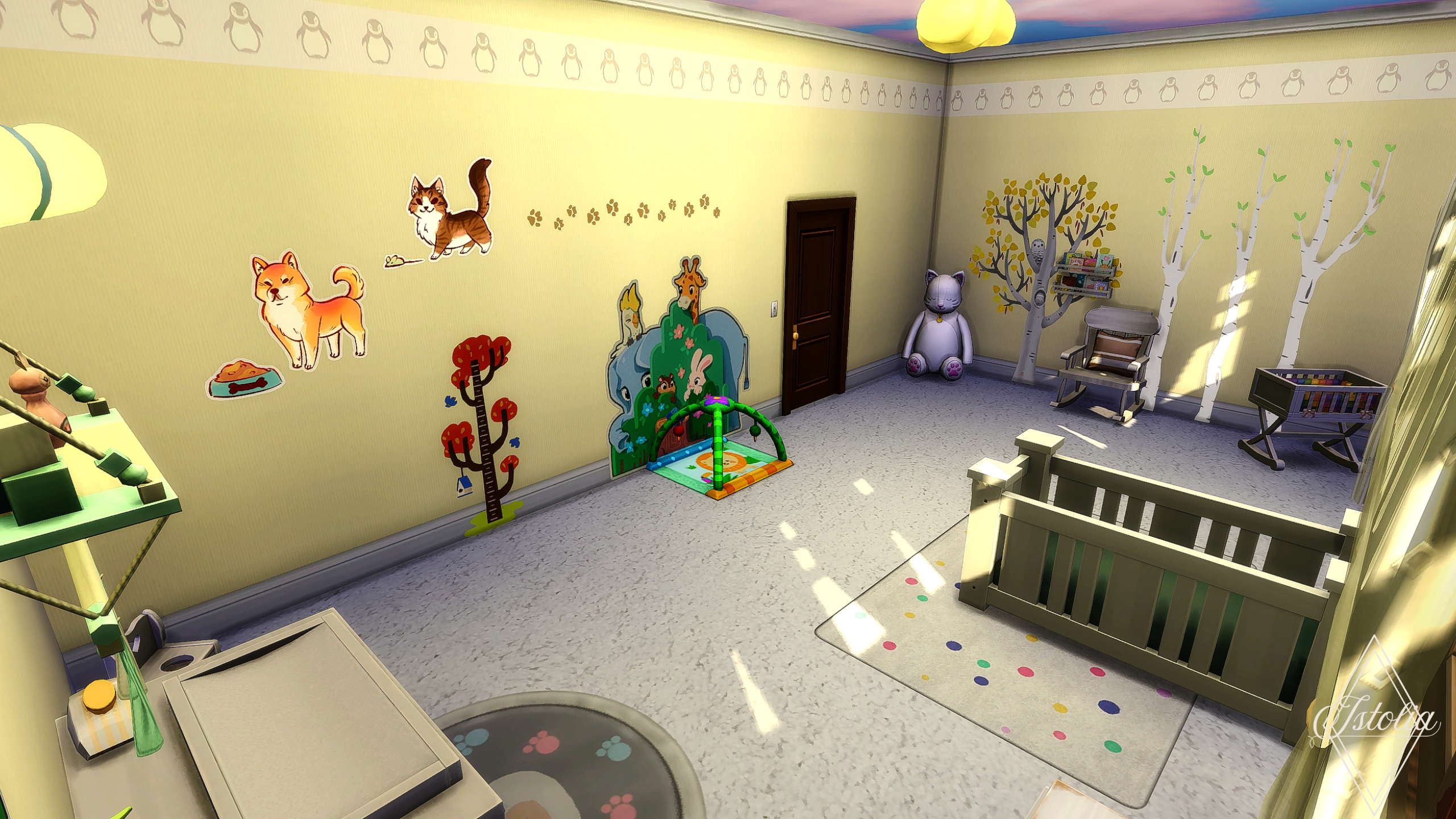 Les Sims 4 | Le Ranch Sabot 'O' Tac Nursery cosy – Les Sims 4 ranch familial