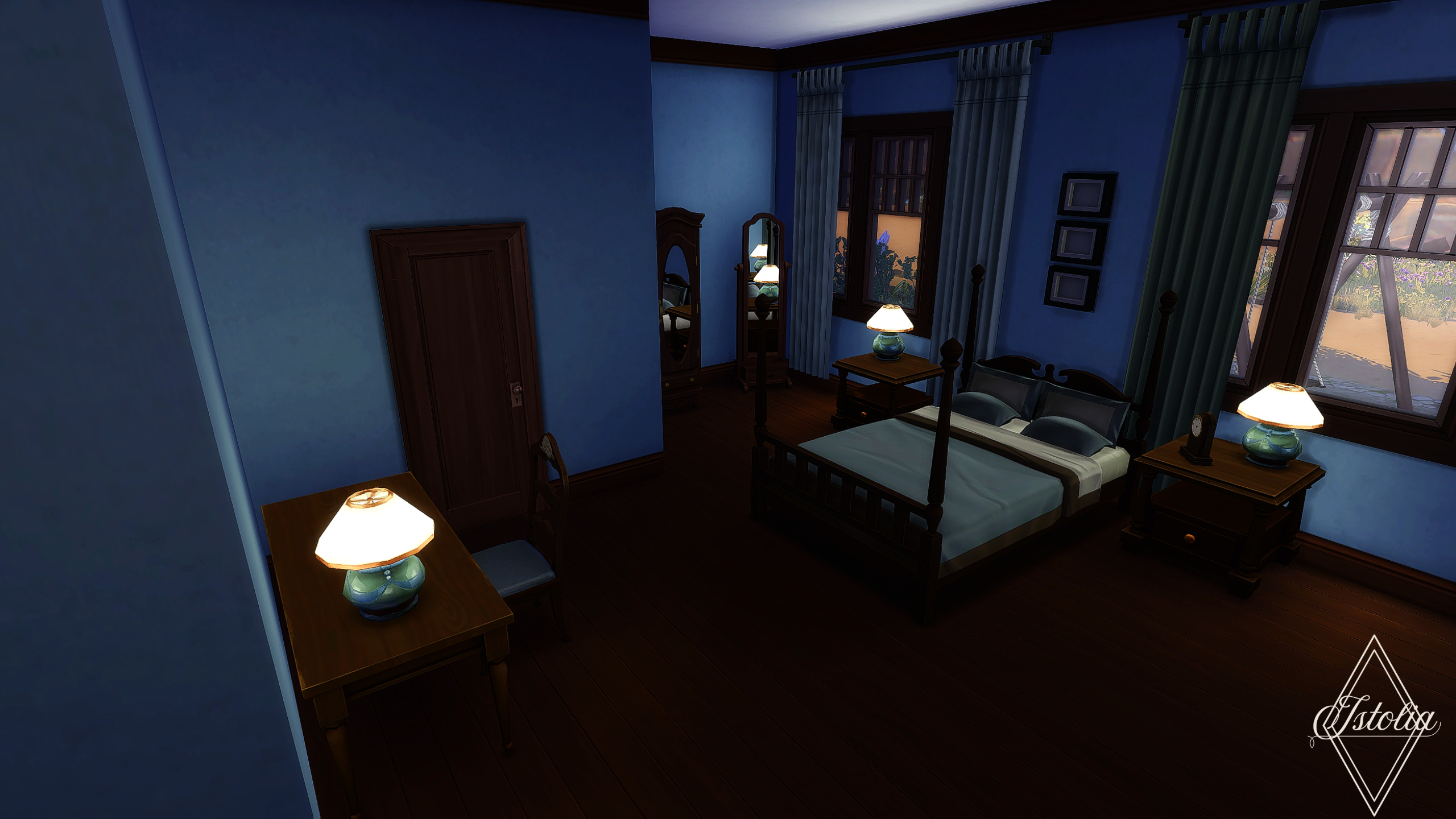 Les Sims 4 | Le Ranch Sabot 'O' Tac Chambre bleue paisible – Les Sims 4