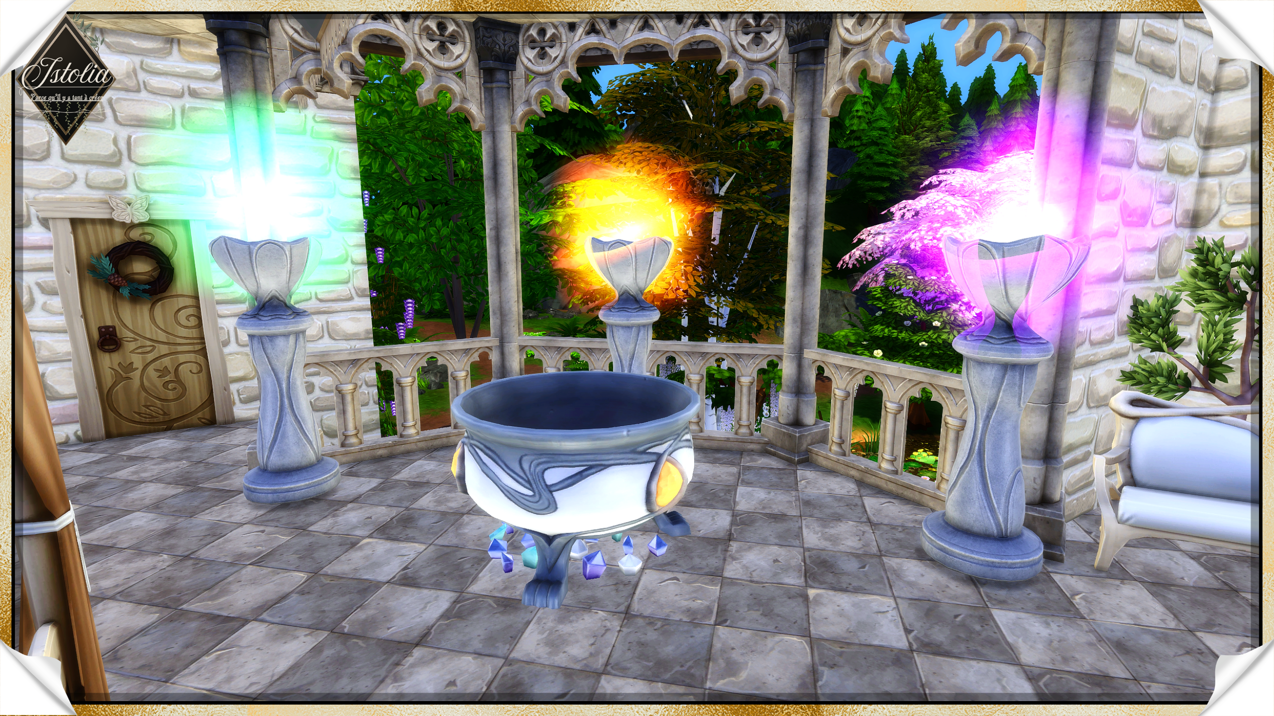 Les Sims 4 | Le Domaine d'Éther chaudron magie Domaine d’Ether Sims 4