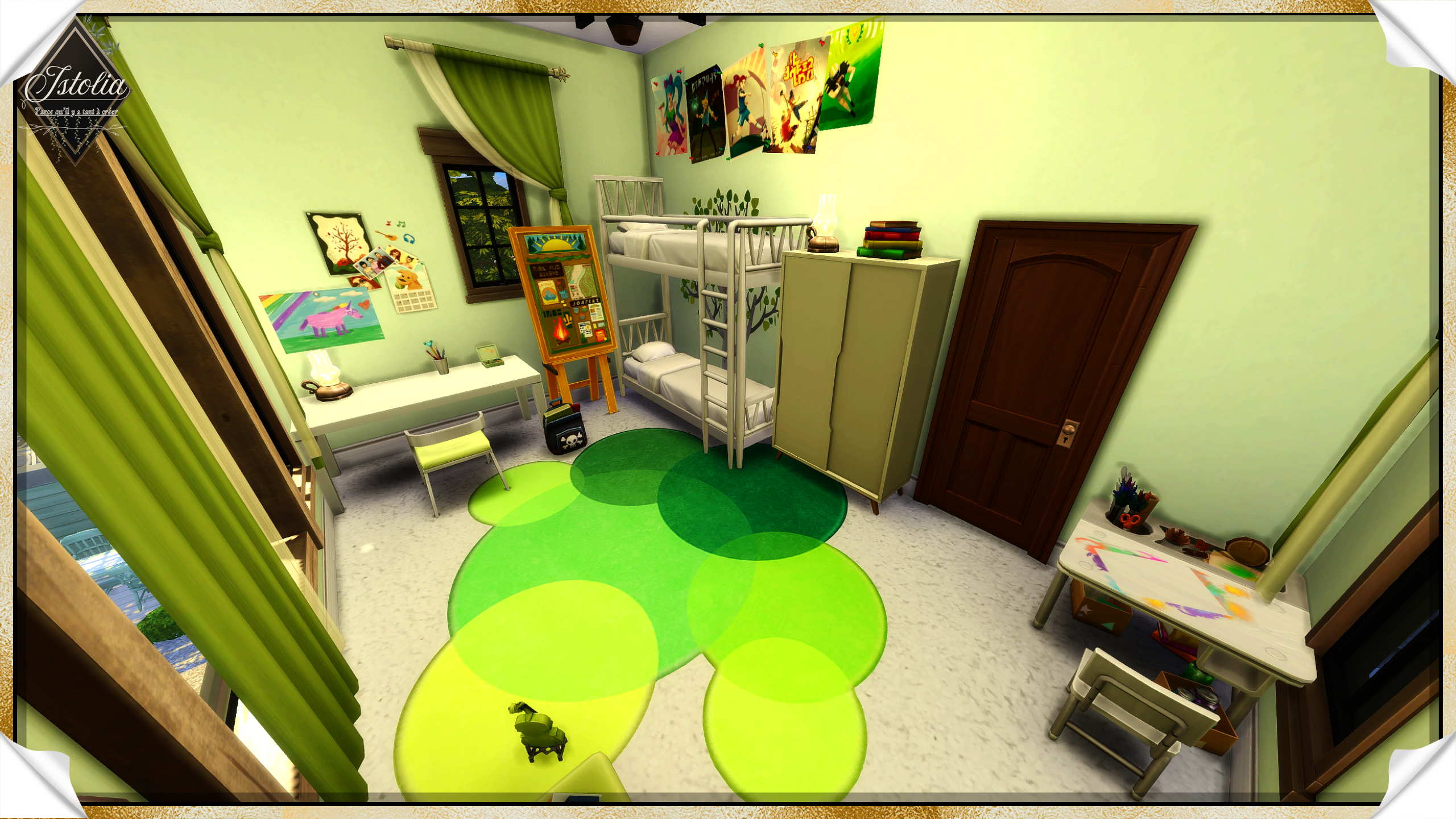 Chambre d’enfants mezzanine Sims 4