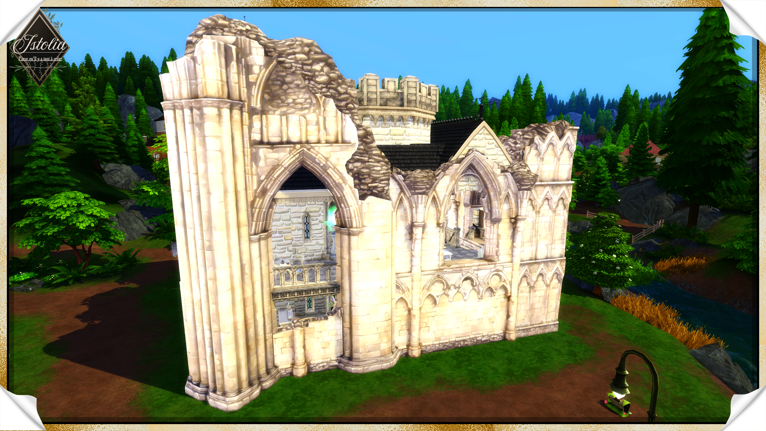 Les Sims 4 | Le Domaine d'Éther ruines anciennes Domaine d’Ether Sims 4