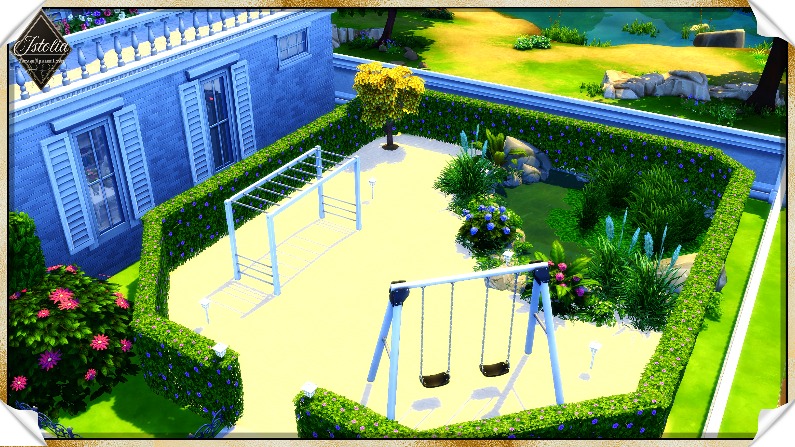Sims 4 | Château de Chênaie Jardin d’enfants et espace ludique