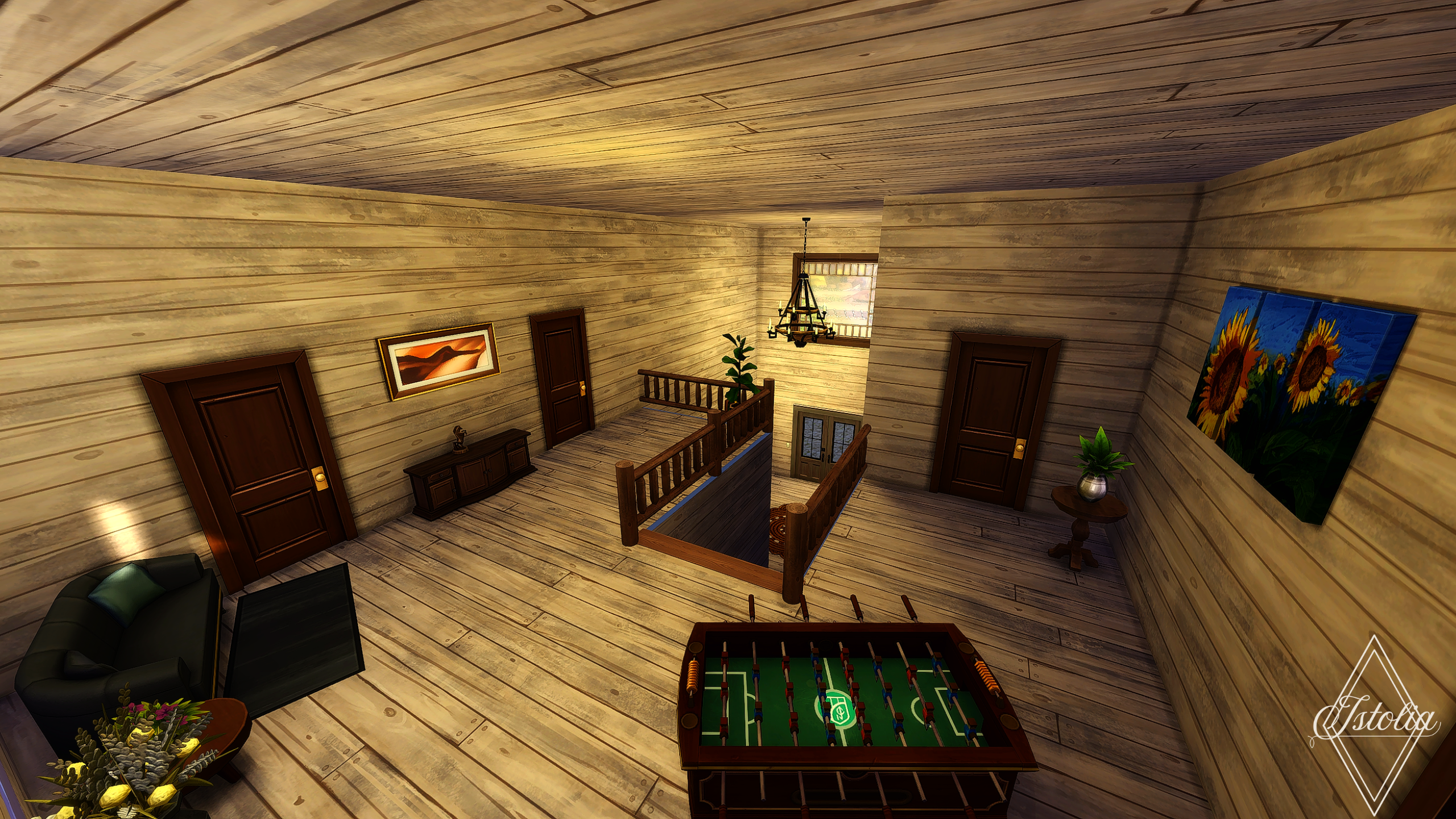 Les Sims 4 | Le Ranch Sabot 'O' Tac Hall d’entrée massif et lumineux – Les Sims 4