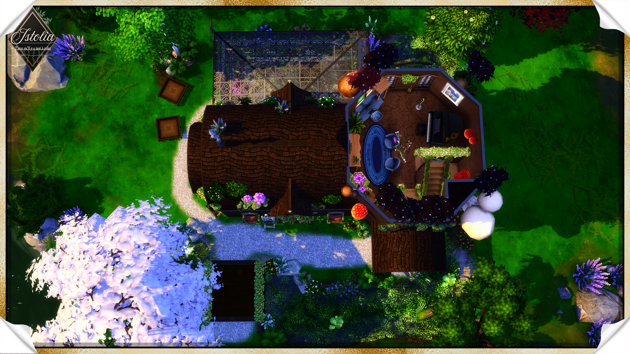 Les Sims 4 | La Botte de Terre plan premier étage botte Sims 4