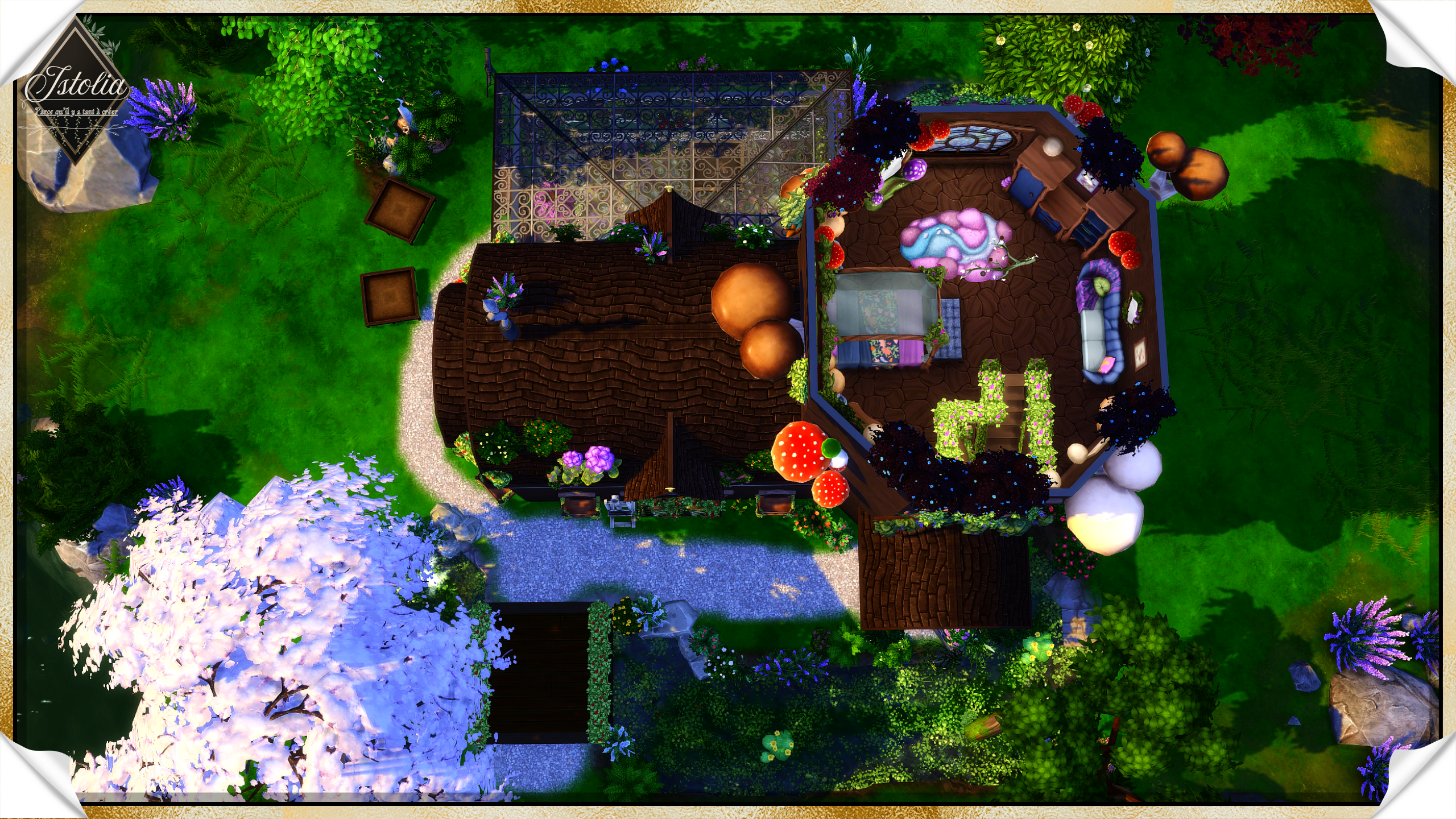 Les Sims 4 | La Botte de Terre plan deuxième étage botte Sims 4