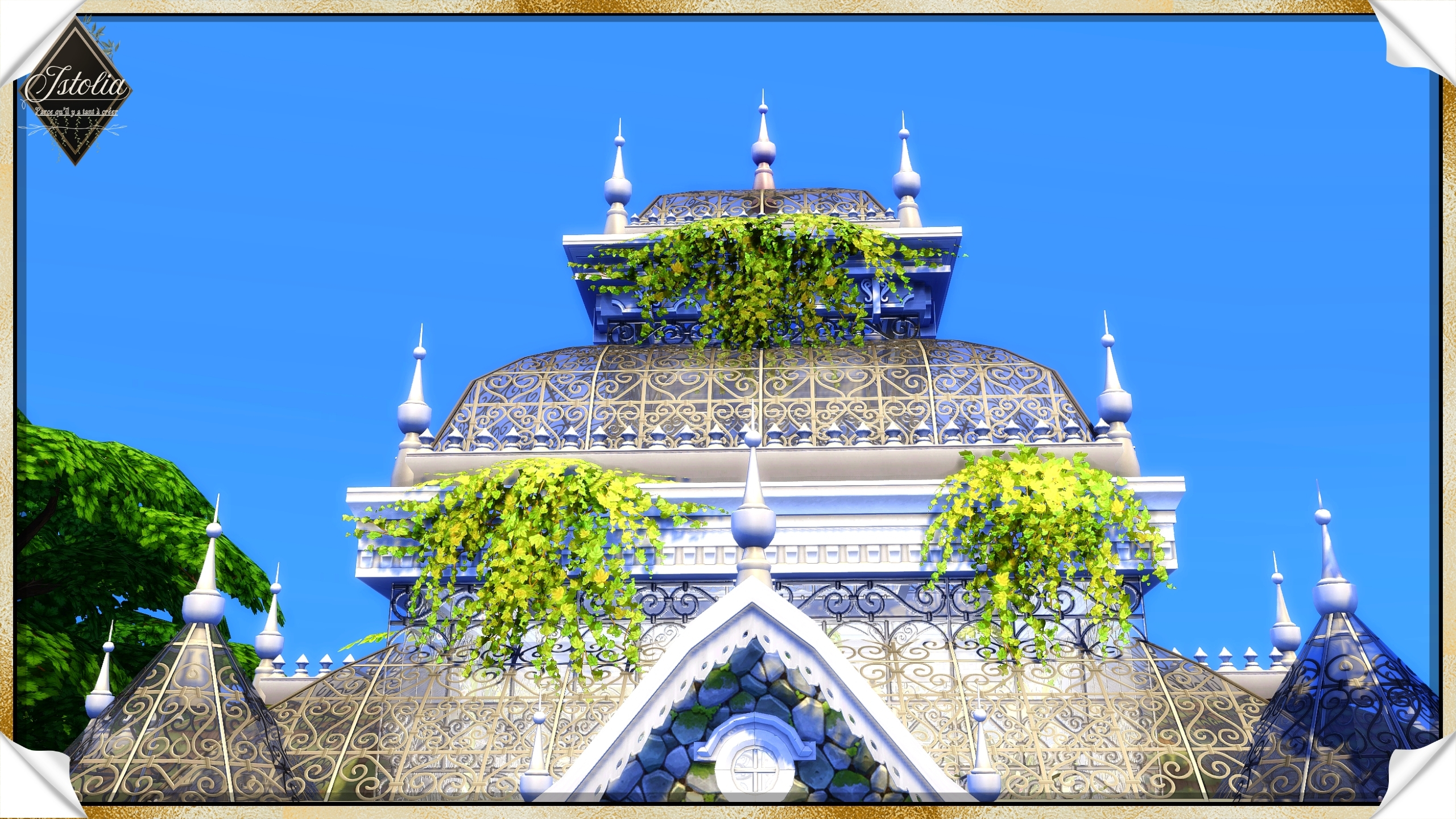 Les Sims 4 | La Roselière toits serre victorienne ancienne Sims 4