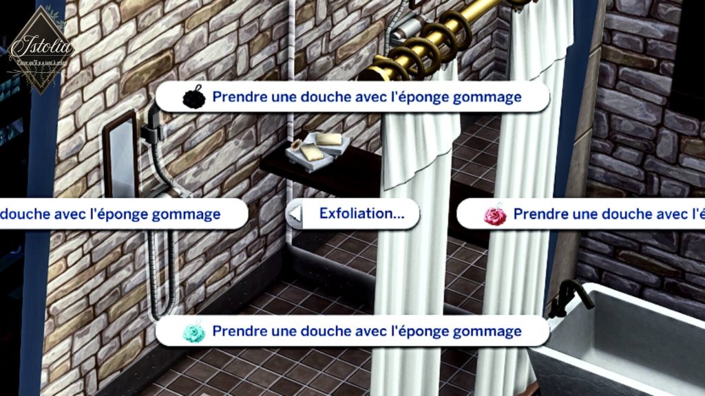 Traduction FR Everything Shower de KikoVanity traduit par Istolia Sims 4