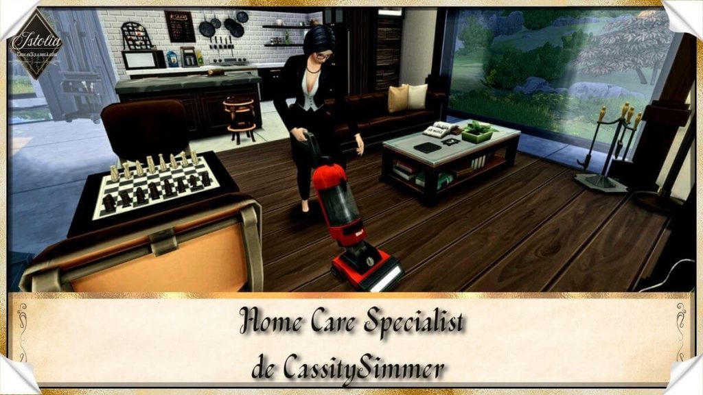 Traduction FR Home Care Specialist de CassitySimmer traduit par Istolia Sims 4