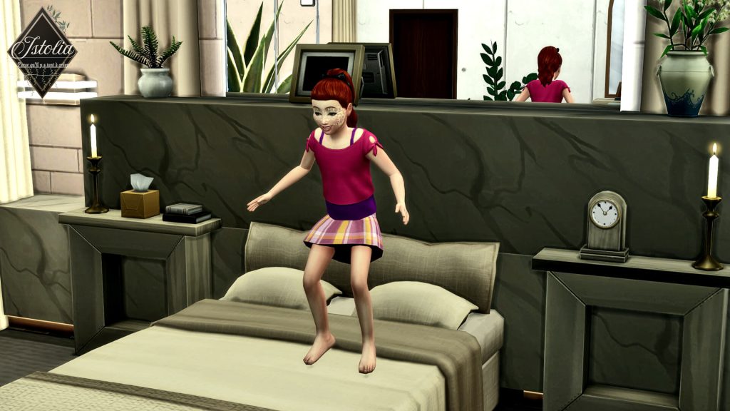 Traduction FR Kids can Jump on the Bed de Meraki traduit par Istolia Sims 4