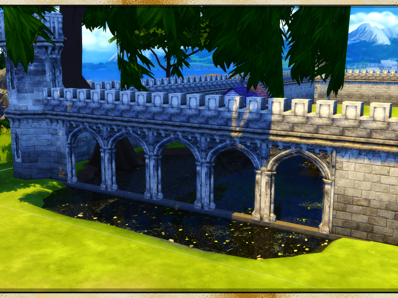 remparts étang vieux saule Sims 4