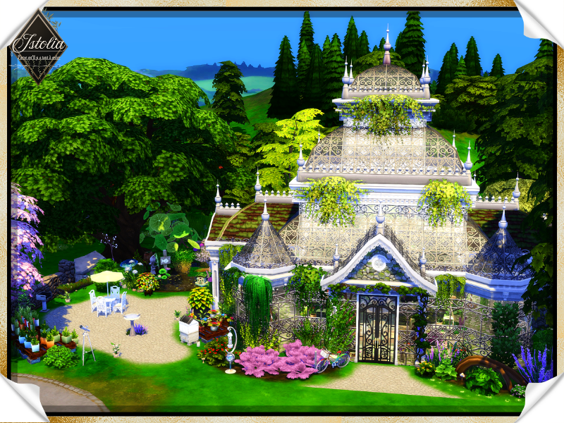 La Roselière Sims 4 Serre Victorienne enchantée